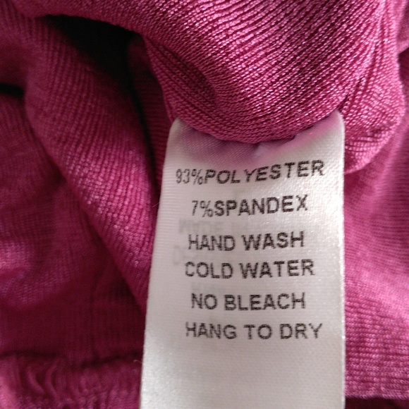 NWT JLuxLabel Size Large Fushcia Pink Tie Skirt - Picture 11 of 13